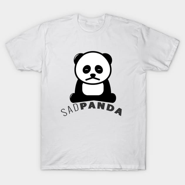 SAD PANDA T-Shirt by jordan_greeneyes